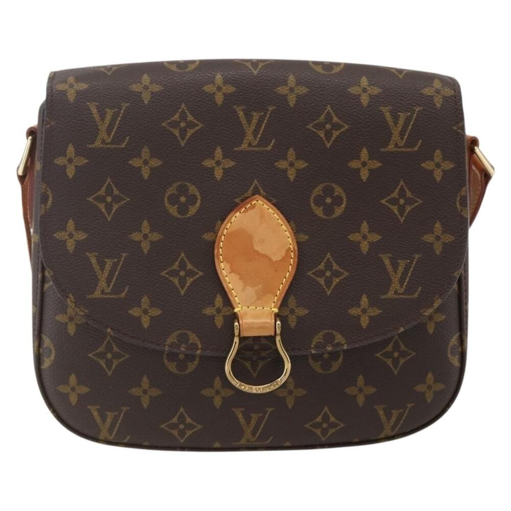 Louis Vuitton Monogram Saint Cloud GM Shoulder Bag Brown